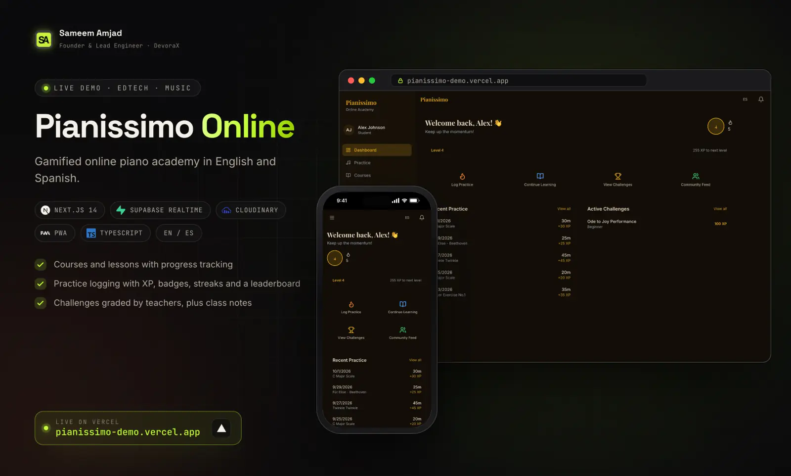 Pianissimo Online